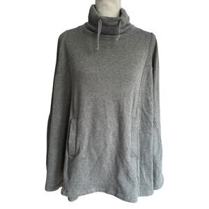 UGG Heather Gray Pichot Angeline Pockets Comfy Soft Cape Poncho XS/S Oversized